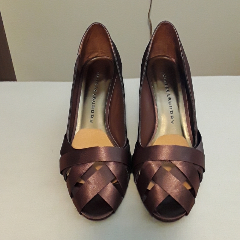 Dress satin pump heels